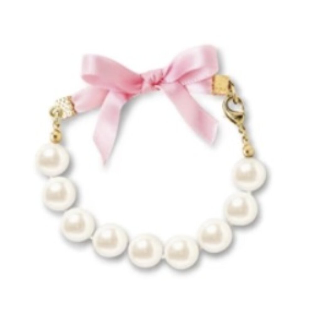 KJP Ribbon & Pearls Bracelet
